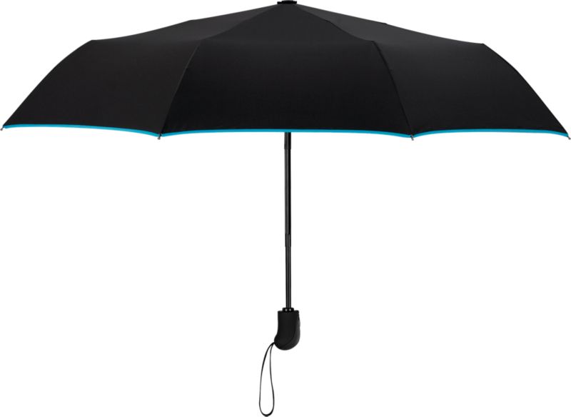 Black-Turquoise Mini Umbrella