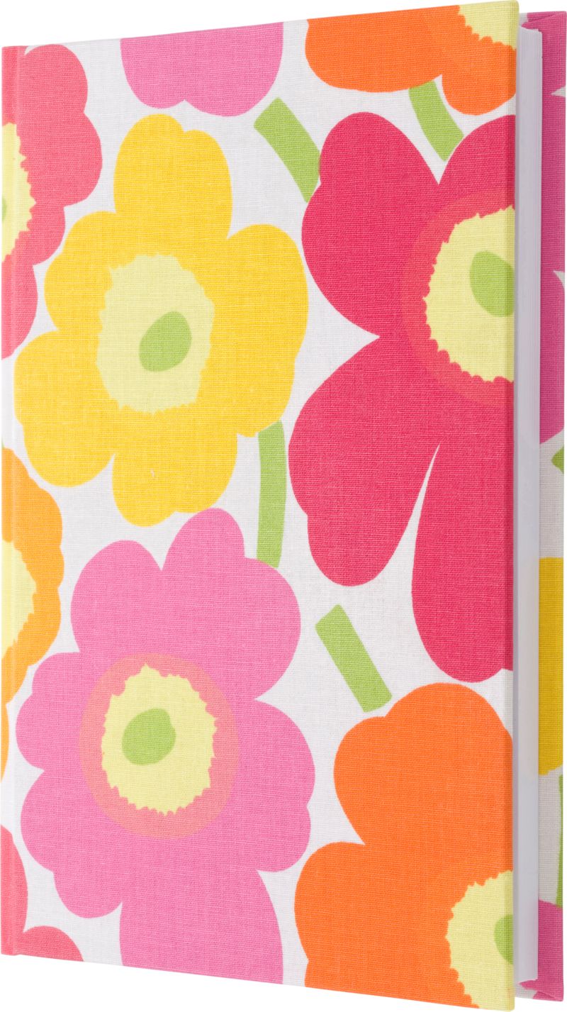 Marimekko Mini Unikot Pink and Orange 6"x8" Notebook
