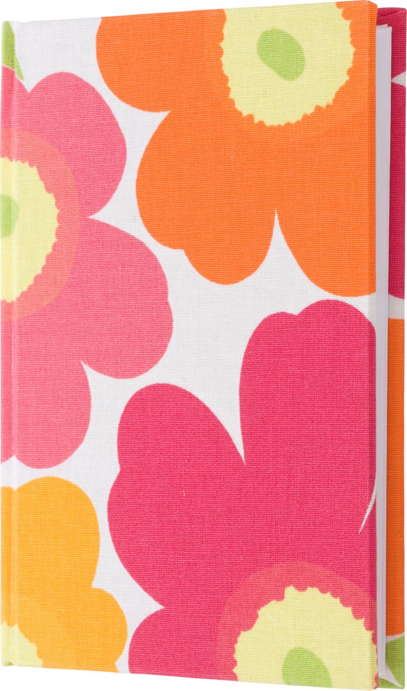 Marimekko Mini Unikot Pink and Orange 4"x6" Notebook