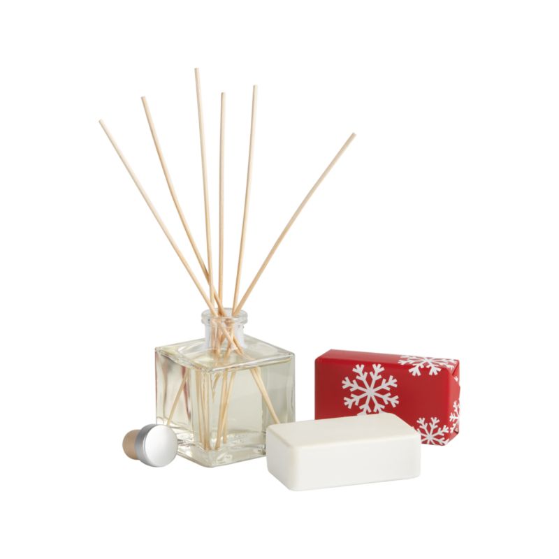 Crate and Barrel - Mistletoe Diffuser/Soap Set shopping in Crate and Barrel Christmas from crateandbarrel.com