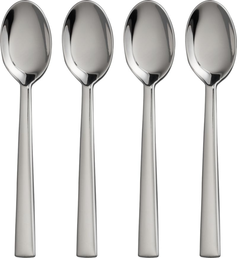 Set of four coffee spoons. 5.5"
