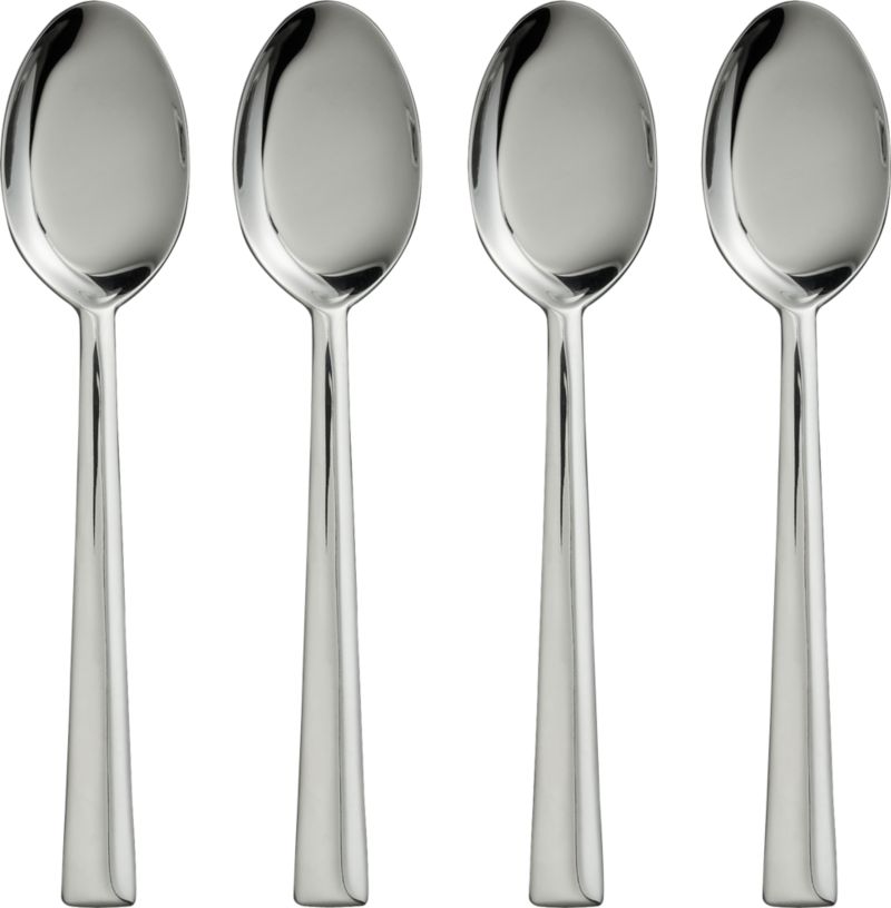 Set of four tablespoons. 7.5"