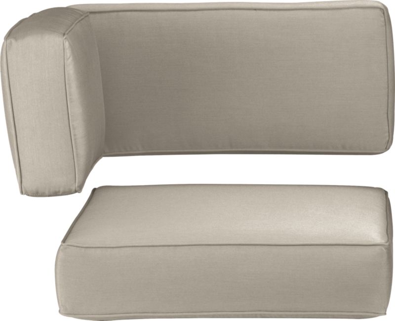 Ventura Sunbrella® Stone Modular Corner Cushions