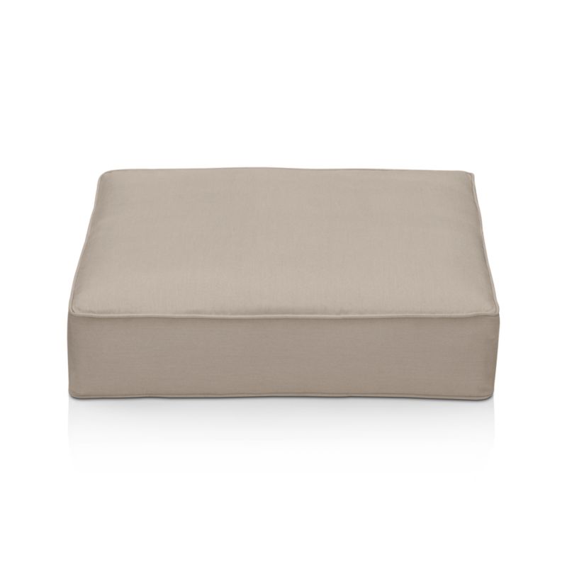 Sunbrella® Stone Modular Ottoman Cushion