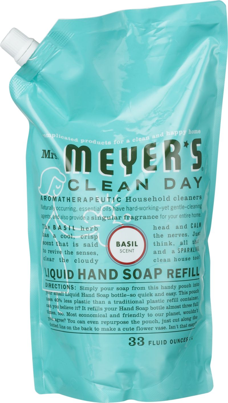 Mrs. Meyer's Clean Day Basil Hand Soap Refill