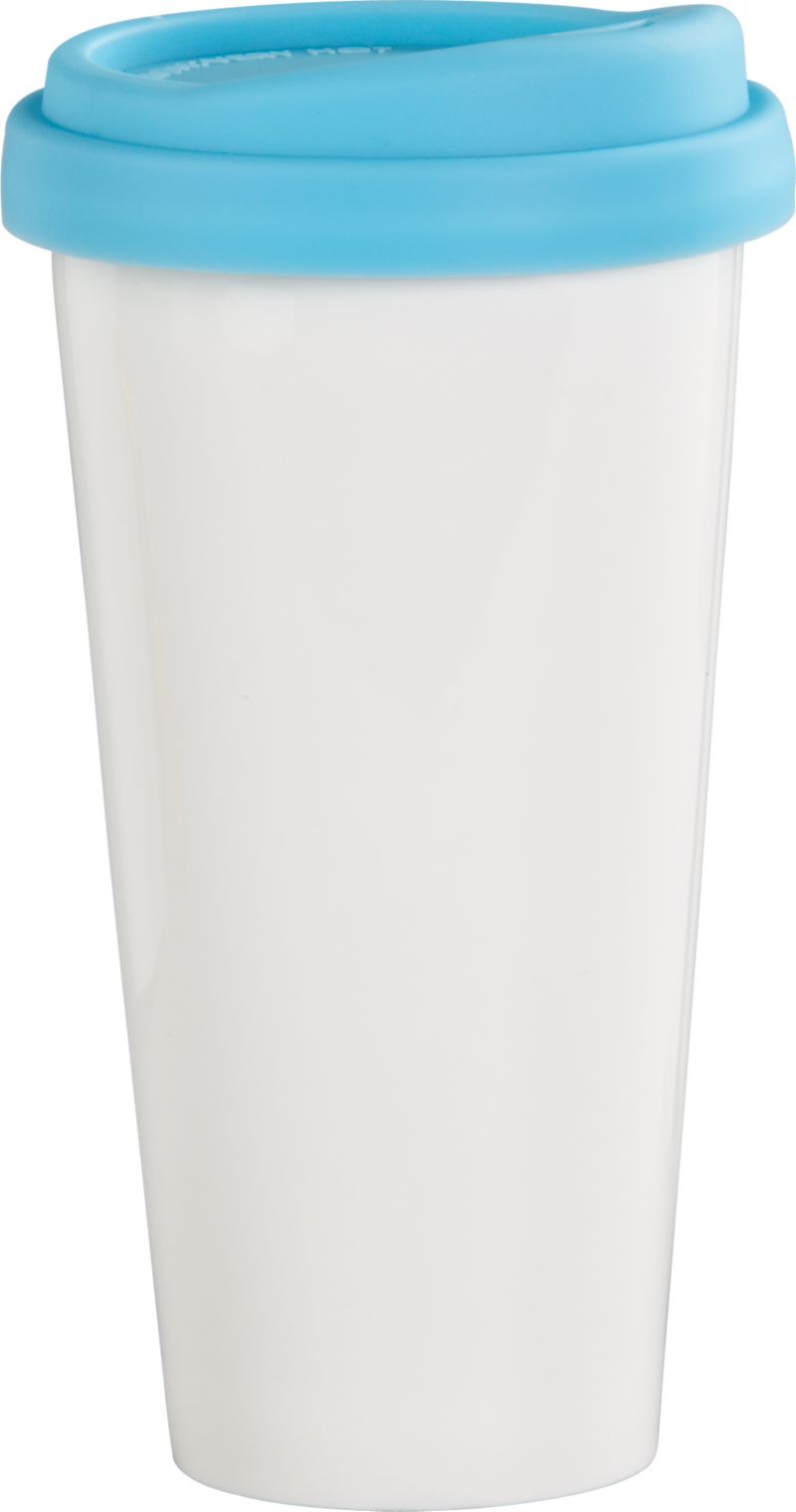 Mug with Silicone Aqua Lid