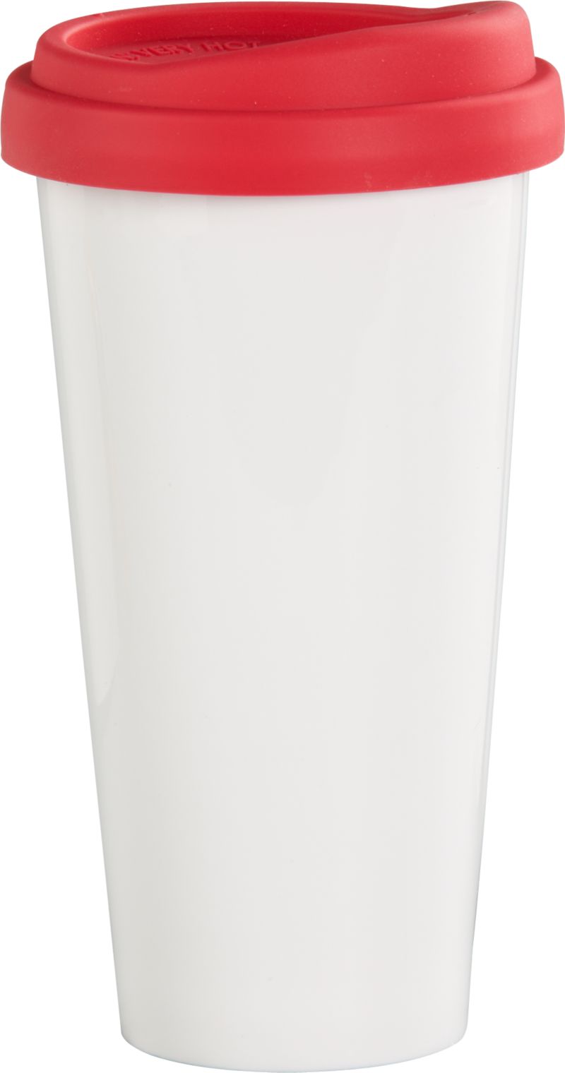Mug with Silicone Berry Lid