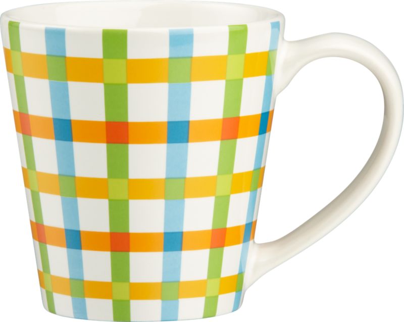 Gingham Mug