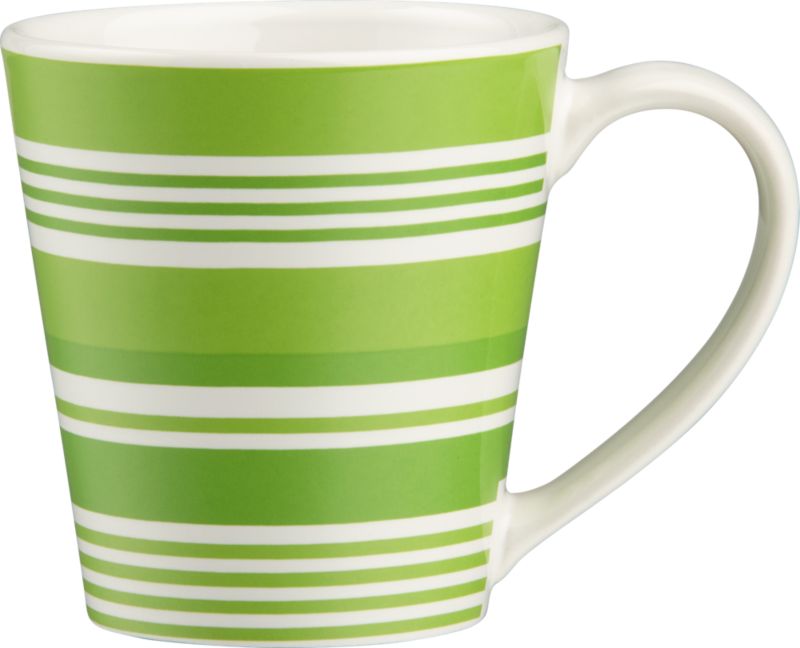 Multi Stripe Green Mug