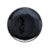 MuranoBlackDinnerPlateF8