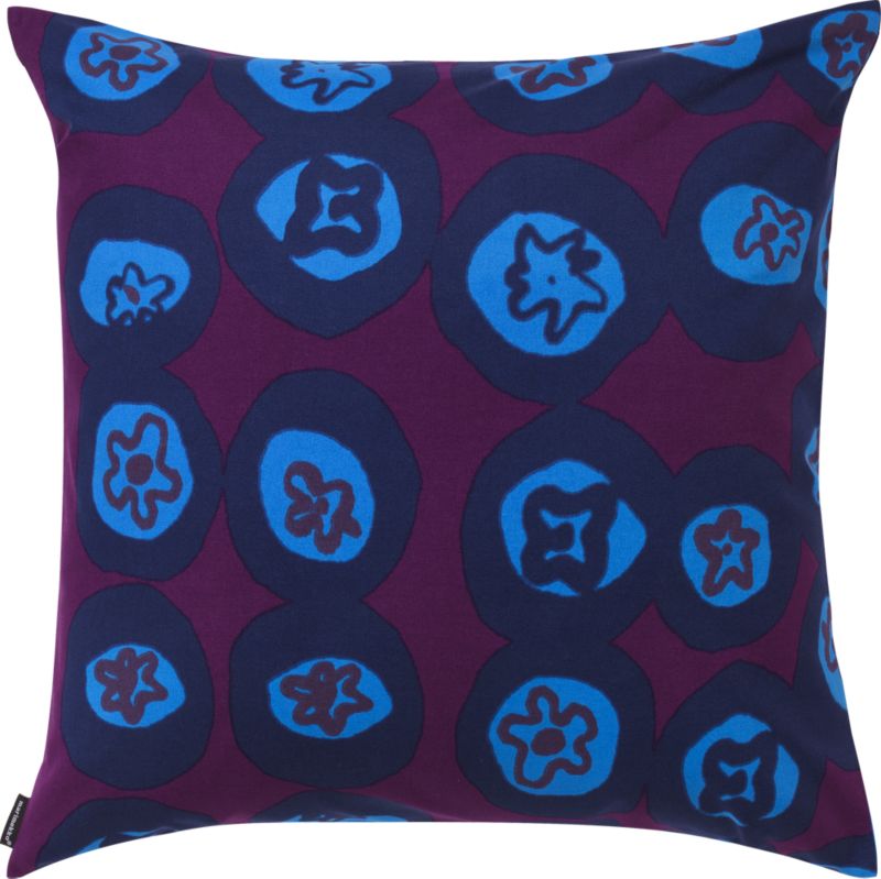 Marimekko Myllymäki Purple and Blue 20" Pillow