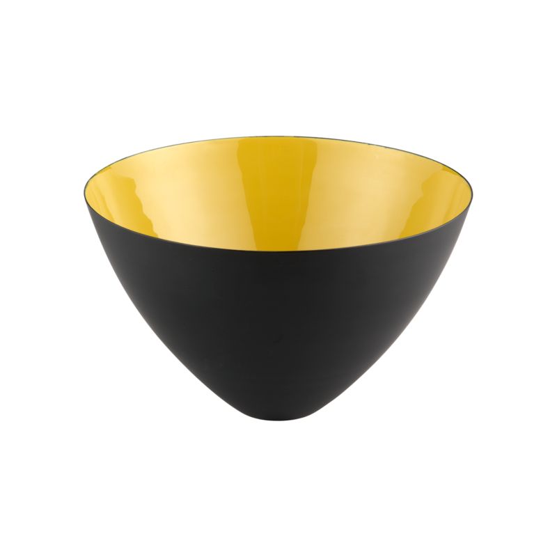 Nash High Yellow Bowl in Serving Bowls | Crate&Barrel