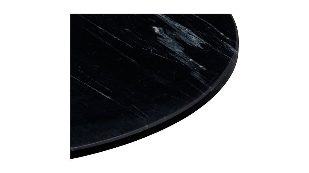 Nero Black Accent Table Crate and Barrel