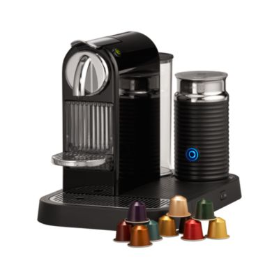 Nespresso® Citiz Black Espresso Machine with Aeroccino Frother