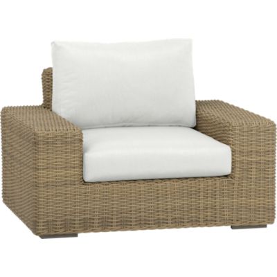 Newport Lounge Chair with Sunbrella® White Sand Cushions