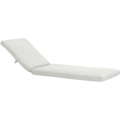 Newport Sunbrella® White Sand Chaise Lounge Cushion