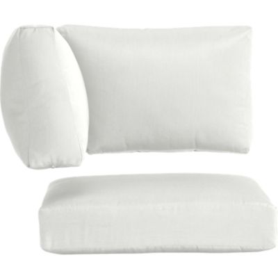 Sunbrella® White Sand Modular Corner Cushions