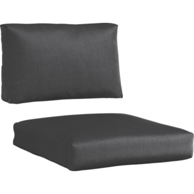 Sunbrella® Charcoal Modular Chair Cushions