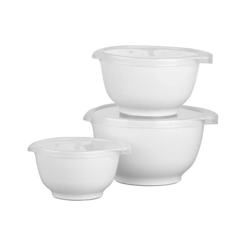 3-Piece Nonslip 4.75"-6.75" Prep Bowl and Lid Set