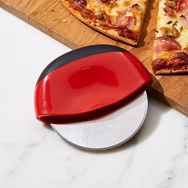 OXO Clean Cut Pizza Cutter + Reviews Crate and Barrel