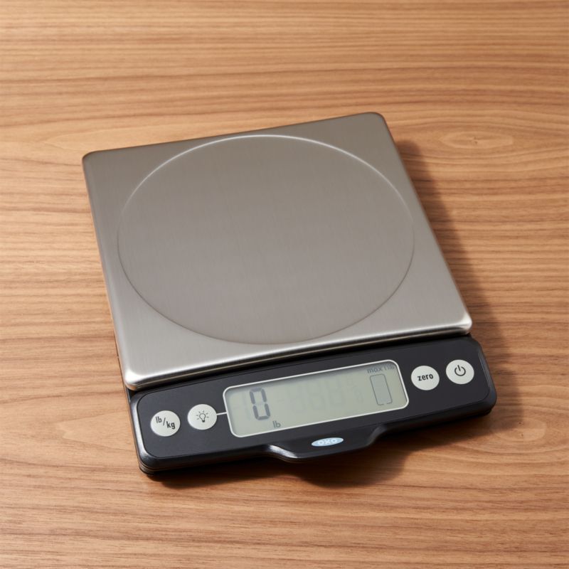 OXO ® Food Scale with Pullout Display Crate and Barrel