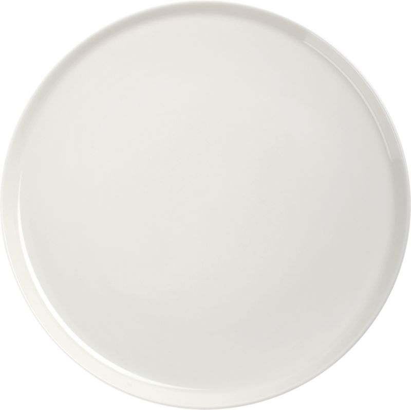 White Plate. 8" dia.