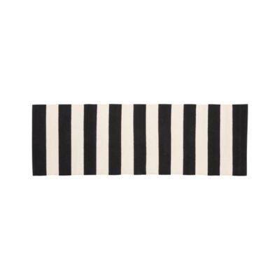 Olin Black 2'x6' Runner