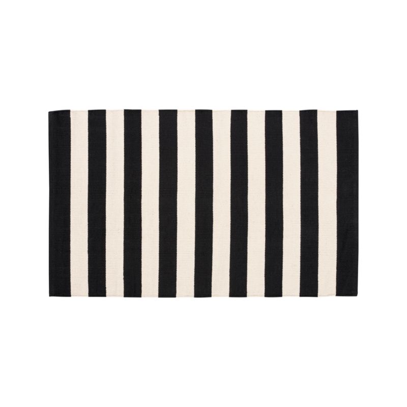 Olin Black 30"x50" Rug