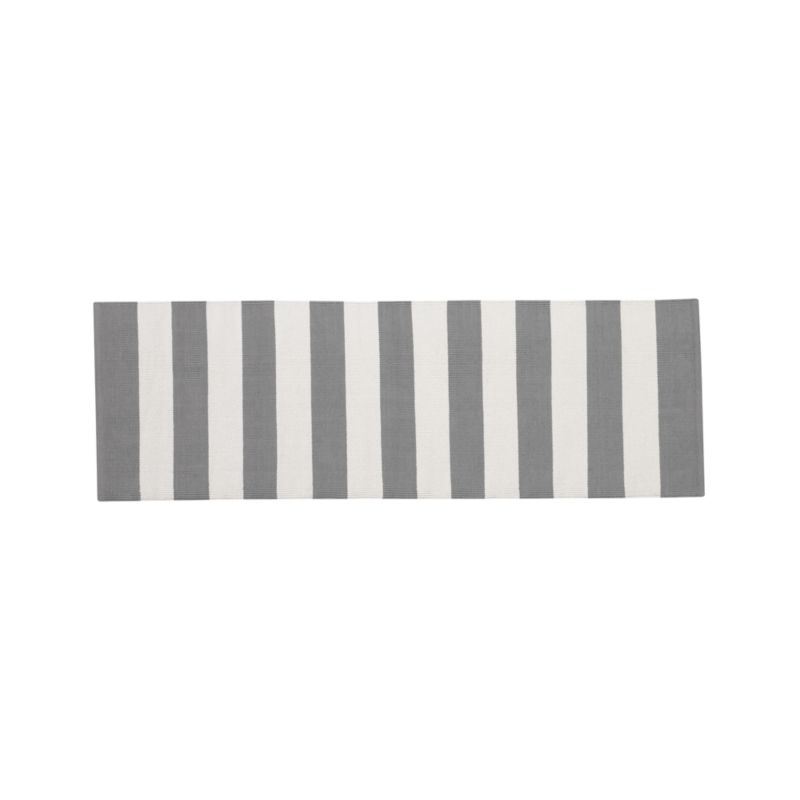 Olin Grey 2'x6' Runner