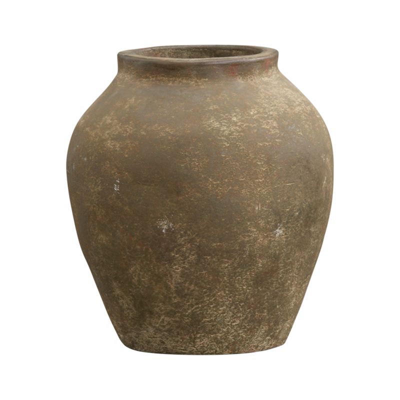 Small Moss Olive Jar