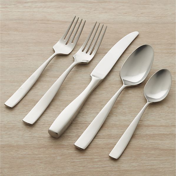Olympic 5Piece Flatware Place Setting in Flatware Patterns Crate and