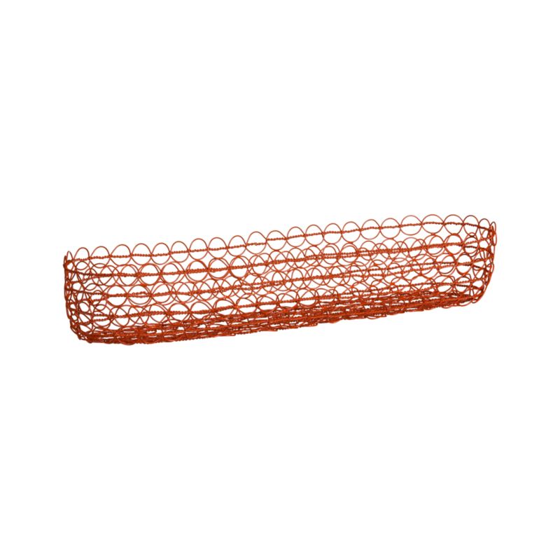 Orange Oval Basket