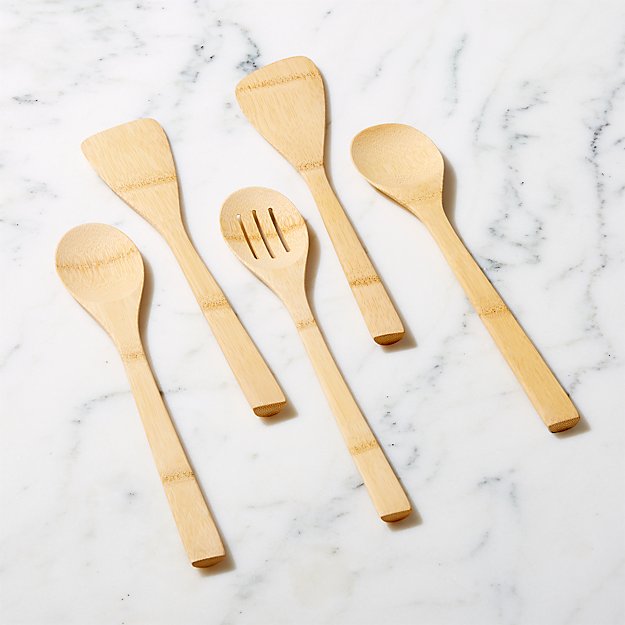 organic bamboo cooking utensils