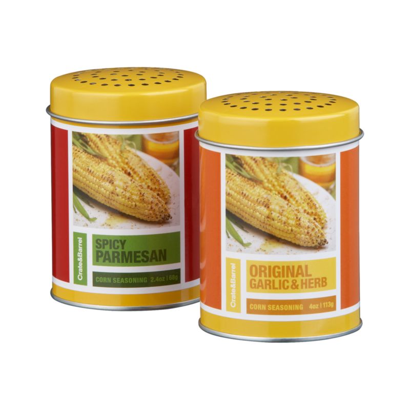 Spicy Parmesan and Original Corn Seasonings