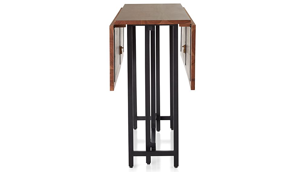 Origami Drop Leaf Rectangular Dining Table Crate and Barrel