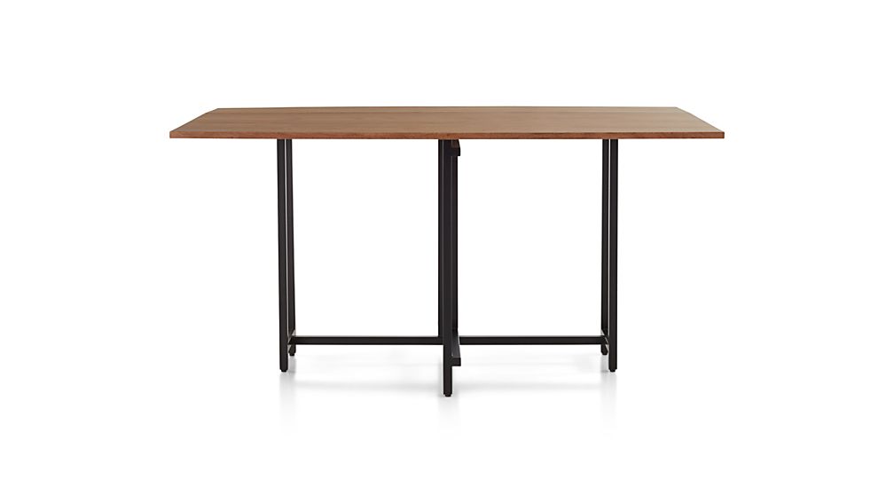 Origami Drop Leaf Rectangular Dining Table Crate and Barrel