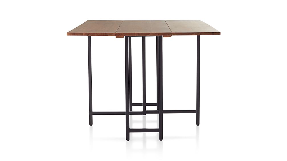 Origami Drop Leaf Rectangular Dining Table Crate and Barrel