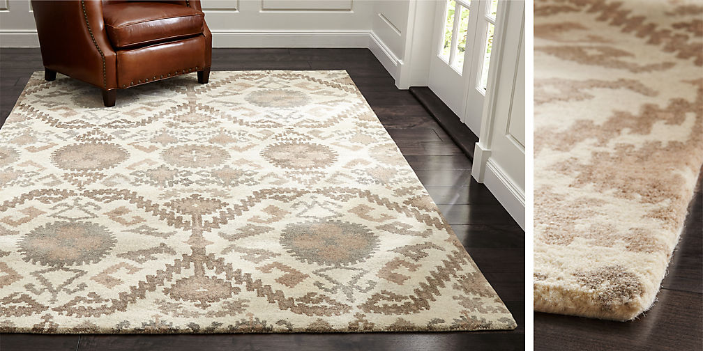 Orissa Neutral Wool Rug