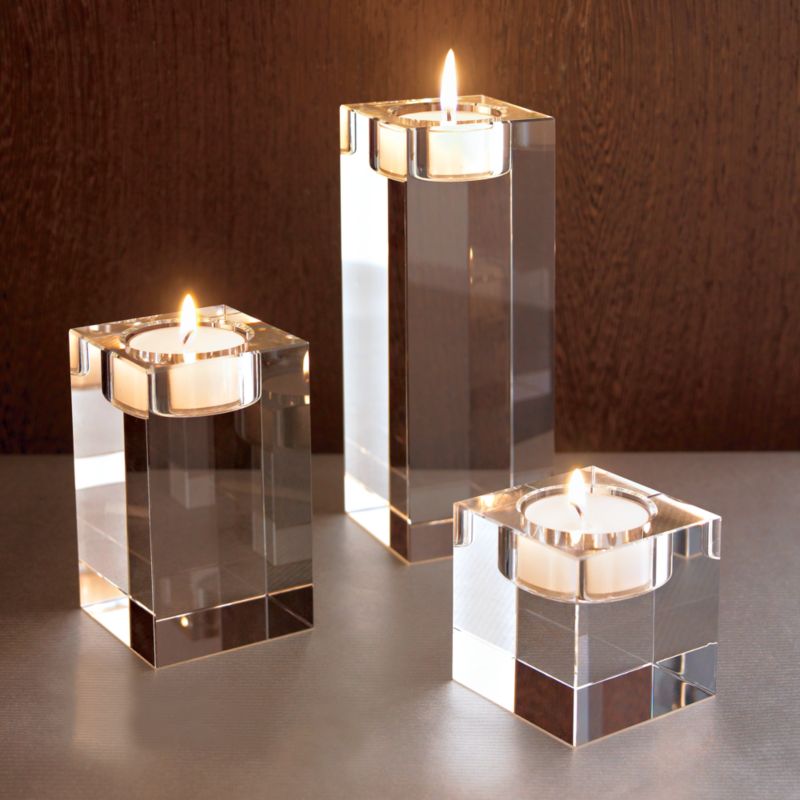 Oslo Crystal Candleholders