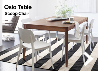 Oslo Table/Scoop Chair