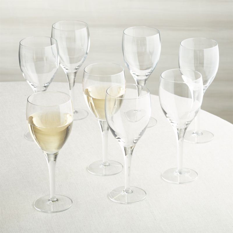 Set of 8 12Oz. Otis Wine Glasses Crate and Barrel