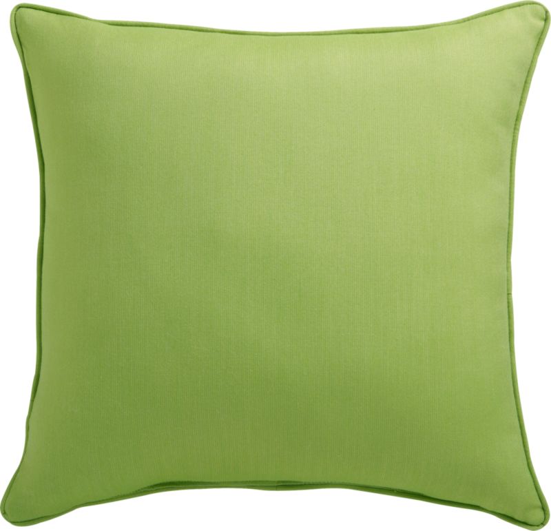 Sunbrella® Kiwi 20" Sq. Outdoor Pillow