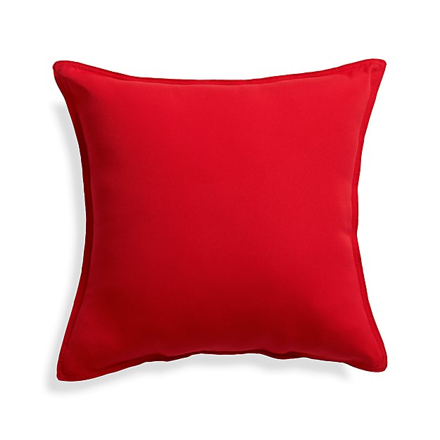 red outdoor pillows