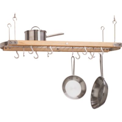 Large Maple Ceiling Pot Rack