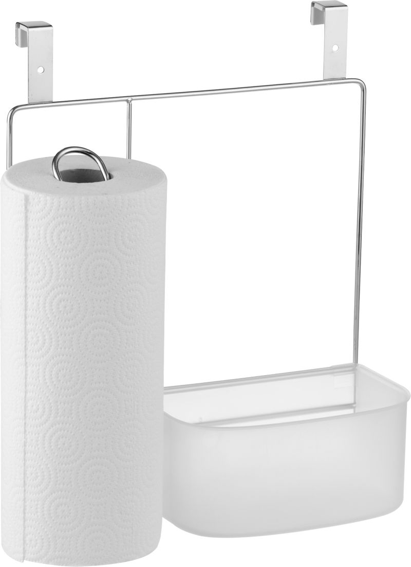 Over the Cabinet Caddy with Paper Towel Holder