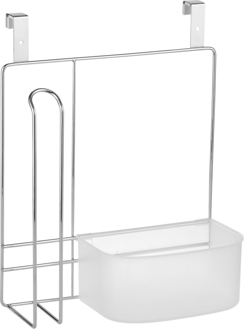 Over the Cabinet Caddy with Paper Towel Holder