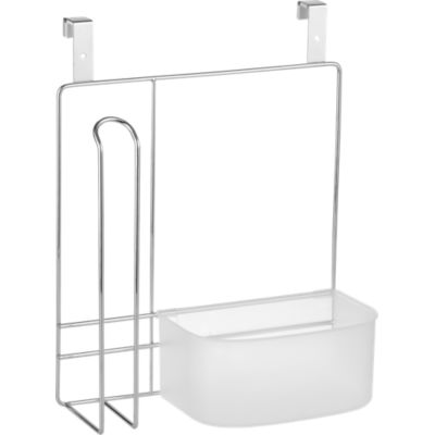 Over the Cabinet Caddy with Paper Towel Holder