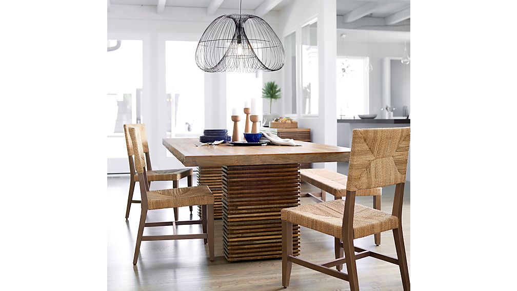 Paloma II Reclaimed Wood Dining Table Crate and Barrel