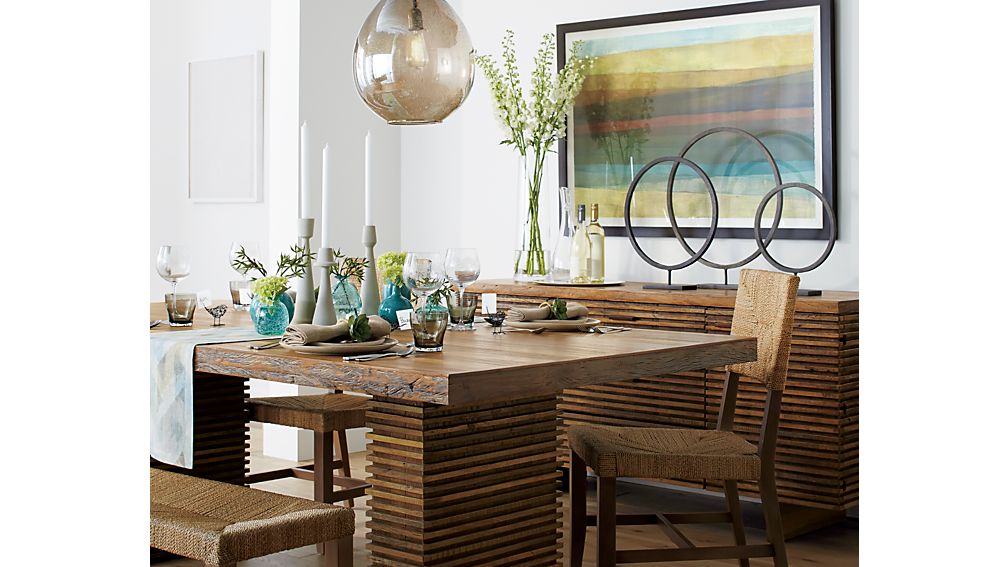 Paloma II Reclaimed Wood Dining Table Crate and Barrel