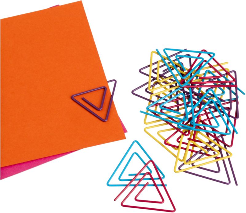Set of 20 Triangle Paper Clips